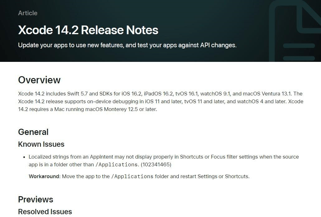 华为代码查看手机应用程序
:苹果发布编程工具 Xcode 14.2（14C18）更新